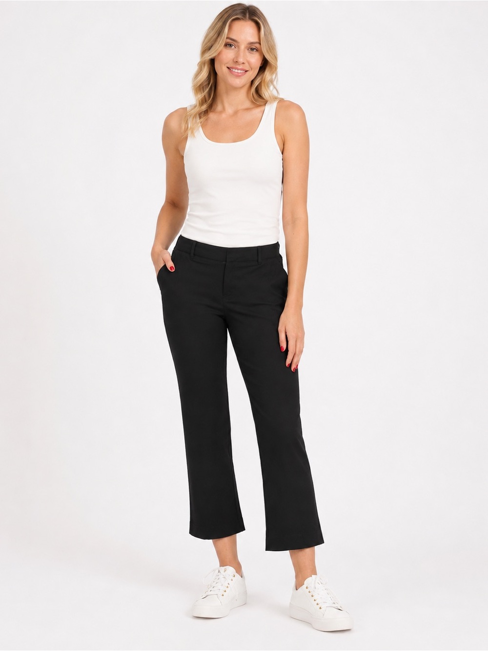 Kirkland Signature Black Travel Straight Pants